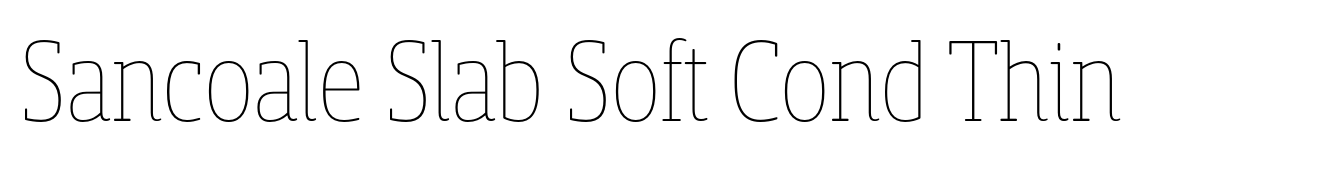 Sancoale Slab Soft Cond Thin